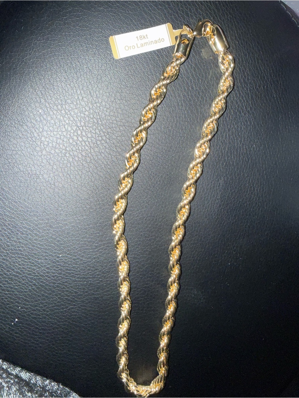 18kt Oro Laminado Gold Rope Chain Necklace - Women's Jewelry